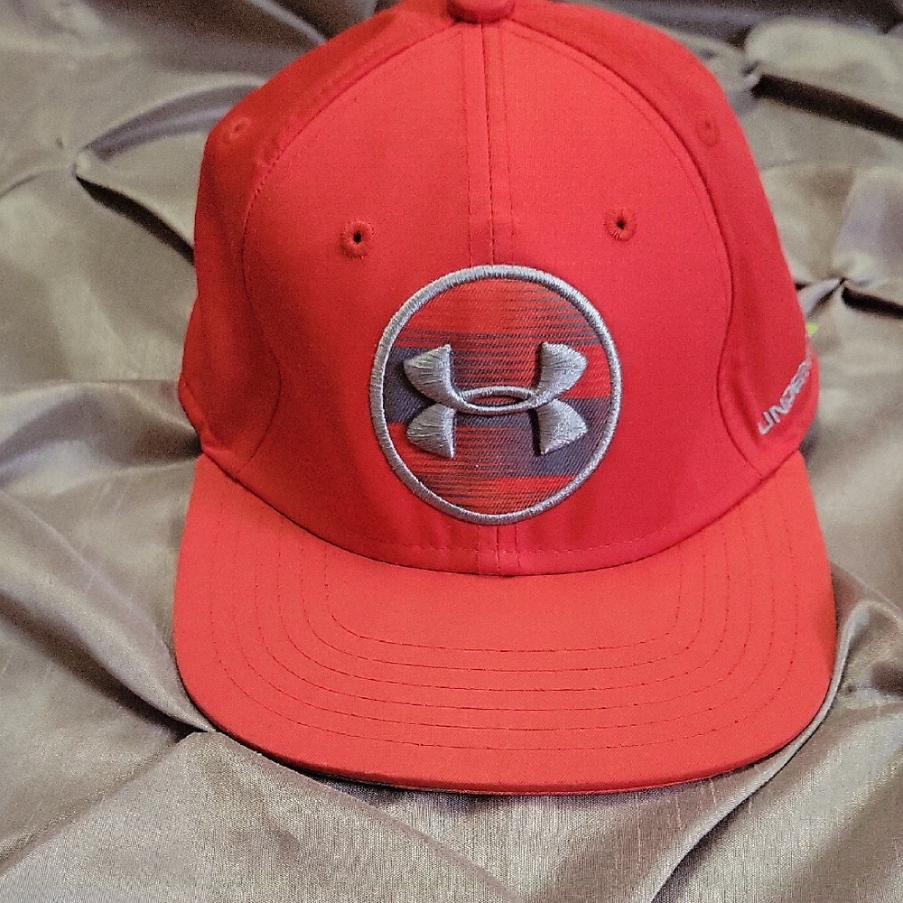 Youth Under Armour Red Baseball Cap